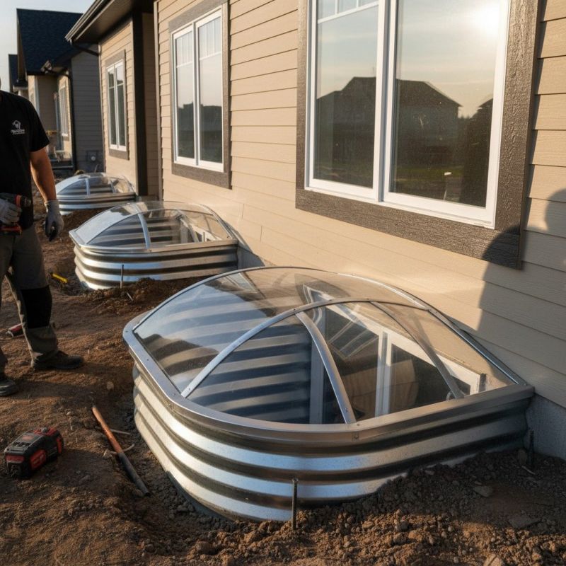 Exit Window Installation detail